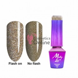 Oja Semi Molly Lac Flashing Light Darkness UV/ LED de 5 ml 611 Honeywood Shimmer 09612